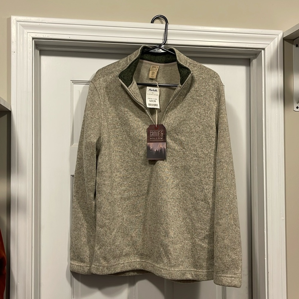 Grove & Hollow Quarter Zip Sweater